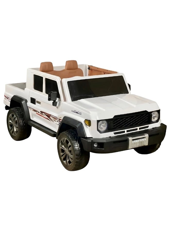 Electric Pickup Ride-On Car for Kids 12V, 4 Motors, LED Lights, Bluetooth & Music - Image 1